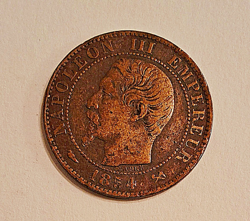 Frankreich centimes 1854 b - frankreich,