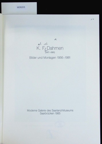 Dahmen - k., (1917