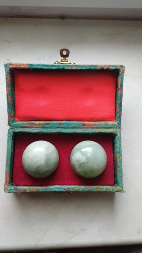 Qui gong kugeln aus jade - jade, in