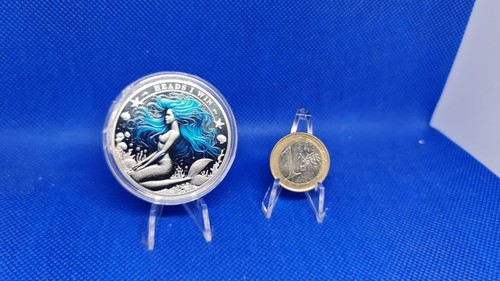 Medaille mit meerjungfrau - medaille,