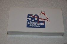 Herpa 50 Jahre Berufsfeuerwehr Wolfsburg 3 Modelle. 1:87. Sammlerbox