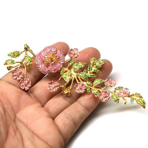 Gem pink saphir grün - saphir,