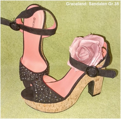 Tolle sandalen schwarz - tolle, strass