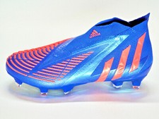 Adidas Predator Edge+ FG/Nockenschuhe/Fußballschuhe/Größe 48/blau/rot/GZ9002
