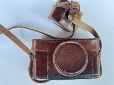 #T0083- LEICA Tasche schwarz  ohne Schraube für  Leica I Modell A