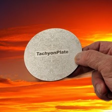 Tachyonen platte aus edelstahl - aus,