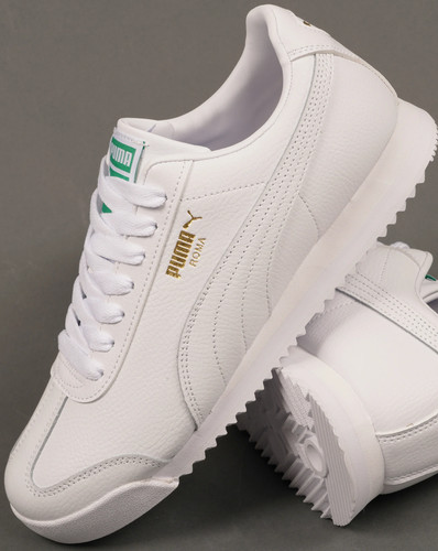 Puma roma leder sneaker - roma, weiß