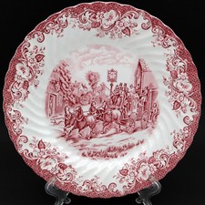 Johnson Brothers Coaching Scenes Speiseteller Rot - The Coaching Inn ø ca. 25 cm