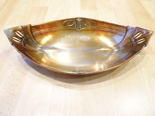 Jugendstil metall schale - schale, art