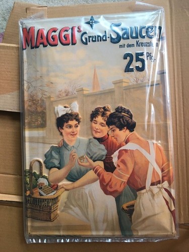Maggi retro vintage auf - 3d,