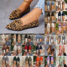 Klassische Flache Damen Schuhe Ballerinas Spitzem Zehe Gestrickte Abendschuhe