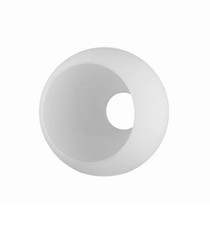 Lampenschirm Kugelglas E27 Ersatzglas 4055 Lampenglas Opalglas Weiß Ø 200/45mm