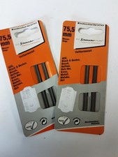 2 P. Hobelmesser Wendeschneidplatten 75,5 mm Für AEG BOSCH KRESS MAFELL SKIL...