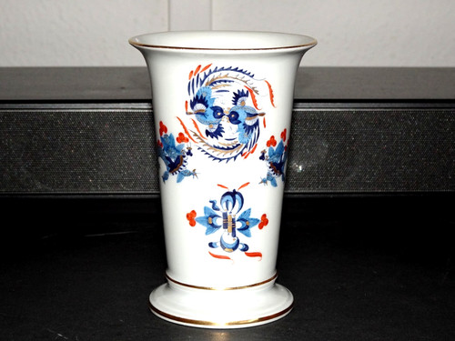 Meissen hellblauer bunter - meissen,