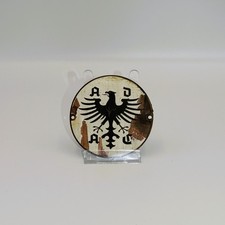 ADAC Auto Plakette Metall Emblem alt Adler Schild original patiniert (1003)
