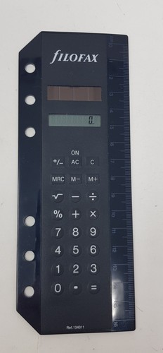 Filofax solar taschenrechner - filofax,