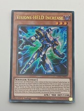 Yu-Gi-Oh! Einzelkarte Visions-Held Increase bespielt