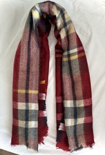 Zara Schal Groß Karo Kariert
