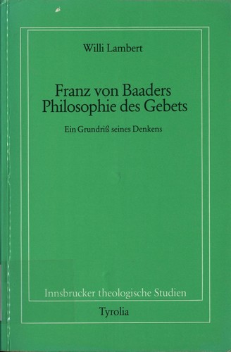 Franz von baaders - franz, philosophie
