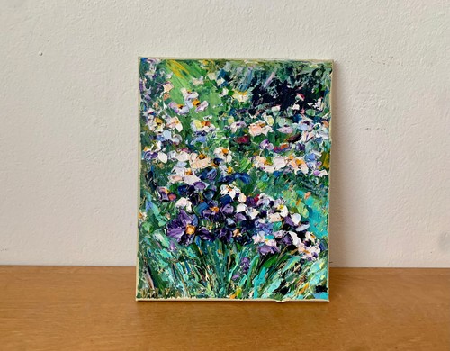 Iris blumen impasto - iris,