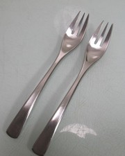 2 Kuchengabeln WMF Brasilia Cromargan