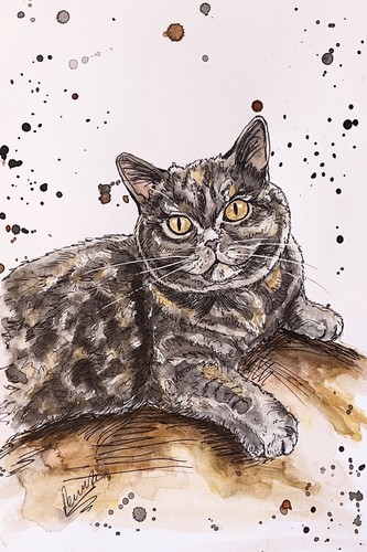 Personalisiertes tierportrait - personalisiertes,