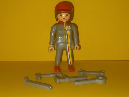 Playmobil shell mechanikerin - shell,
