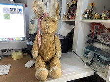 Altes Sammler Stofftier Hase 70 cm. Zustand  siehe Fotos 