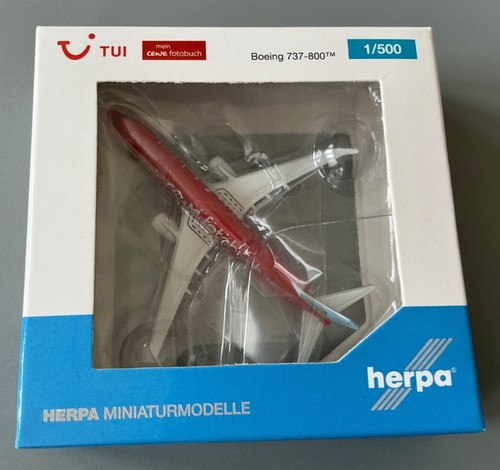 Herpa wings 500 tui boeing - wings, 1:500
