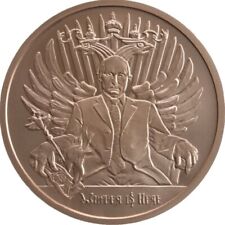 2 UNZE 999 KUPFER - RUSSLAND / TROHN / ADLER - KUPFERBARREN - MEDAILLE - SELTEN