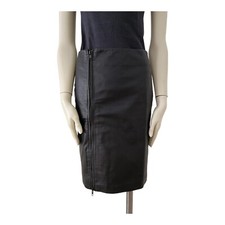 Vintage Echter Leder Minirock