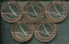 DEUTSCHLAND 2020 ADFGJ - Satz von 5 x 10 Euro mit Polymerring "An Land" in stgl.