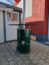 Feuertonne Stehtisch  Öl Fass  Partytisch