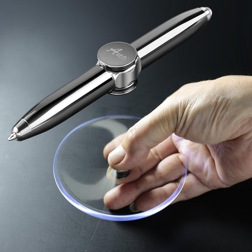 Alu fidget hand - spinner, stift