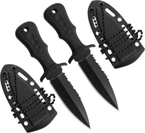 2pcs neck knife messer - 2pcs,