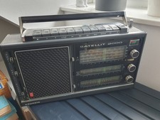 Grundig Satellit 2000 Transistorradio Radio Weltempfänger, Black