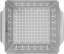 BURNHARD Grillkorb Edelstahl groß