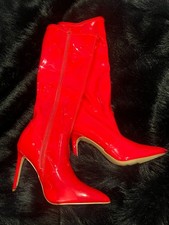 Neue rote High Heels Lackoptik