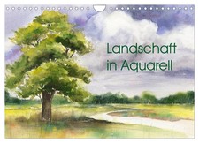 Landschaft in Aquarell
