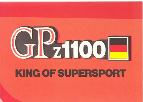 Kawasaki prospekt gpz 1100 - prospekt,