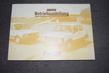 Betriebsanleitung Bedienungsanleitung Fiat 127 original IV-1982 erstklassig