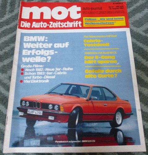 Mot 1982 golf cabrio - golf, –