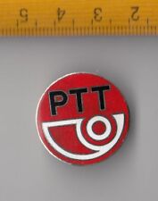 Vintage Emaille PTT POST Niederlande Postbote Postbote Emblem Abzeichen Schild (keine Pin)