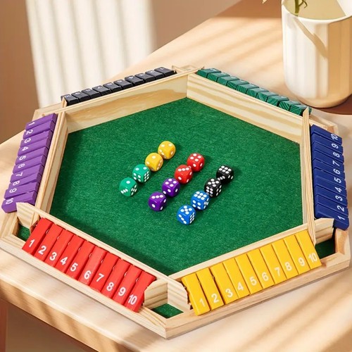 6spieler shut the box - the,