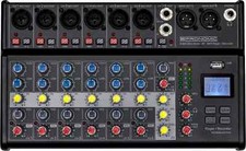 DJ PA 8-Kanal Mini Mixer
