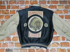 *DAKOTA USA VINTAGE LEDERJACKE*CHIEF*INDIANER HÄUPTLING*VARSITY*GR: XL*TIP TOP