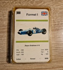 Quartett Kartenspiel Rennwagen Berliner Spielkarten Vintage Original Selten