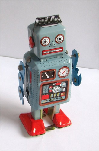 Blechspielzeug metall roboter - blechspielzeug,