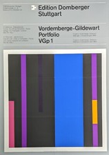 Friedrich Vordemberge-Gildewart, Domberger Stuttgart, Siebdruck