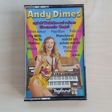 Andy Dimes  spielt Welthits auf seiner Electronic-Orgel  Kassette MC in Hülle